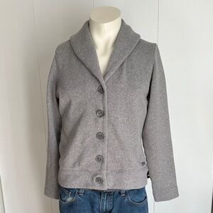 Merrell- Women's Gray Button-Up sweatshirt/jacket